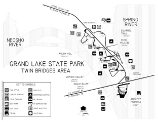 Preview of View Map of Twin Bridges Area